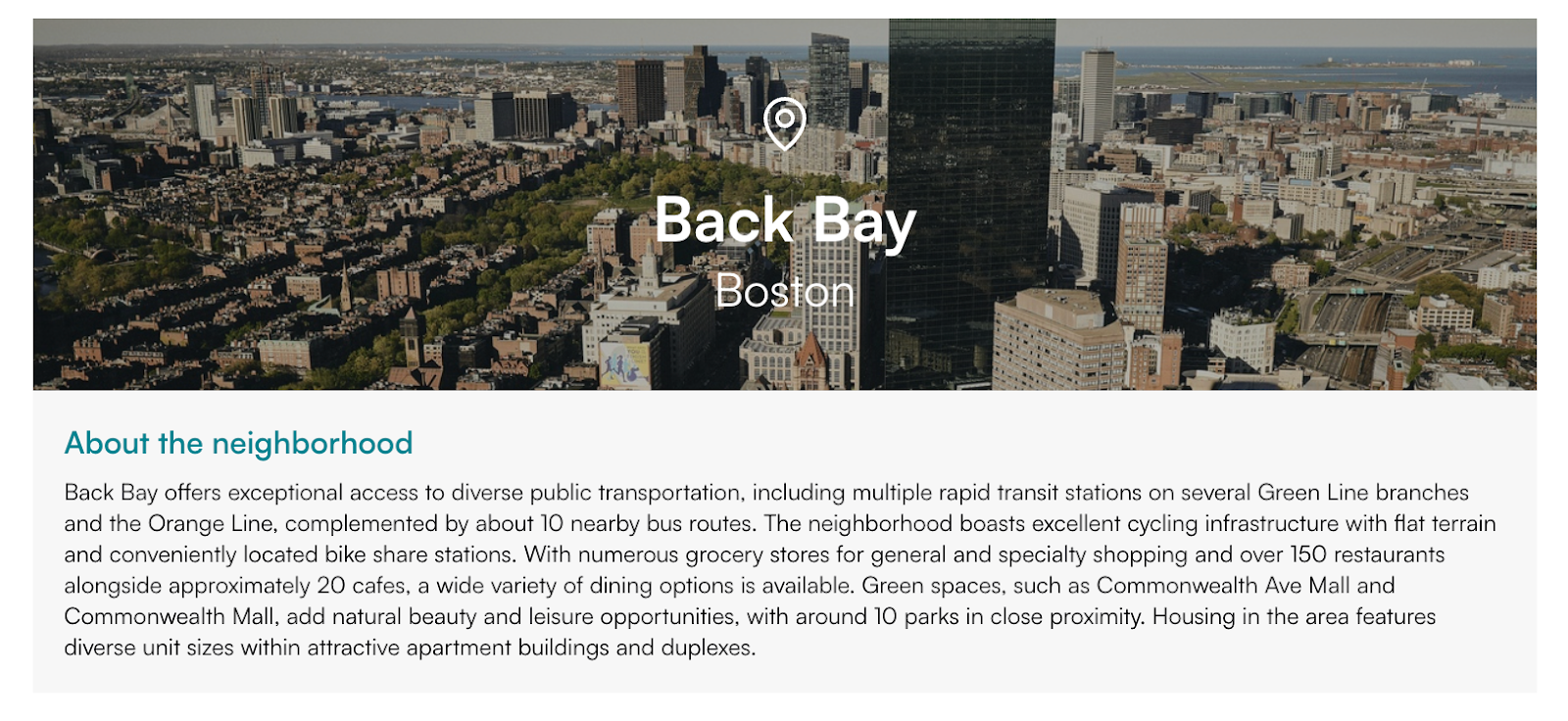 Screenshot of NeighborhoodWrap