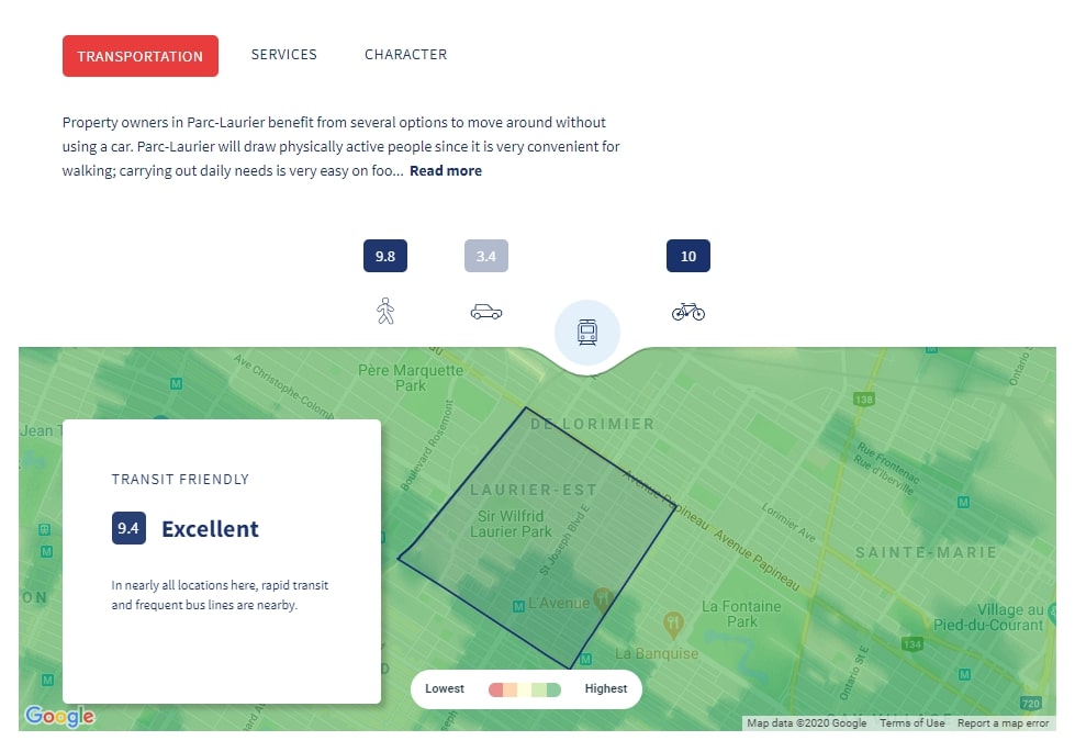 Capture d'écran d'un exemple du widget Local Profiles hérité Capture d'écran d'un exemple du widget Local Profiles v2
